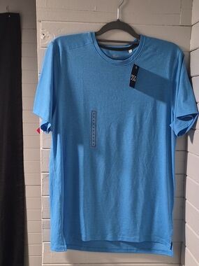 DSG Men's Short Sleeve Crew T-Shirt - Light Blue